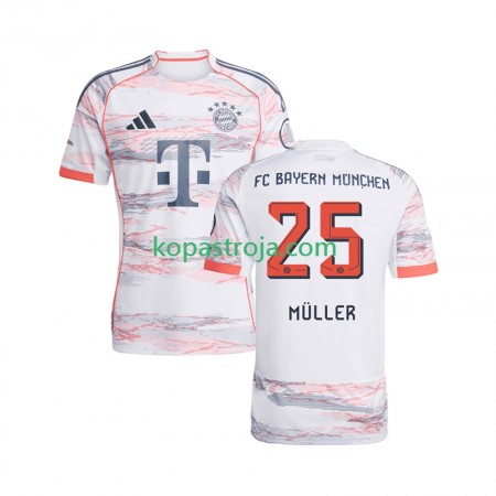 Billiga Fotbollströjor Bayern München Thomas Muller 25 Borta tröja 2025/26 Kortärmad